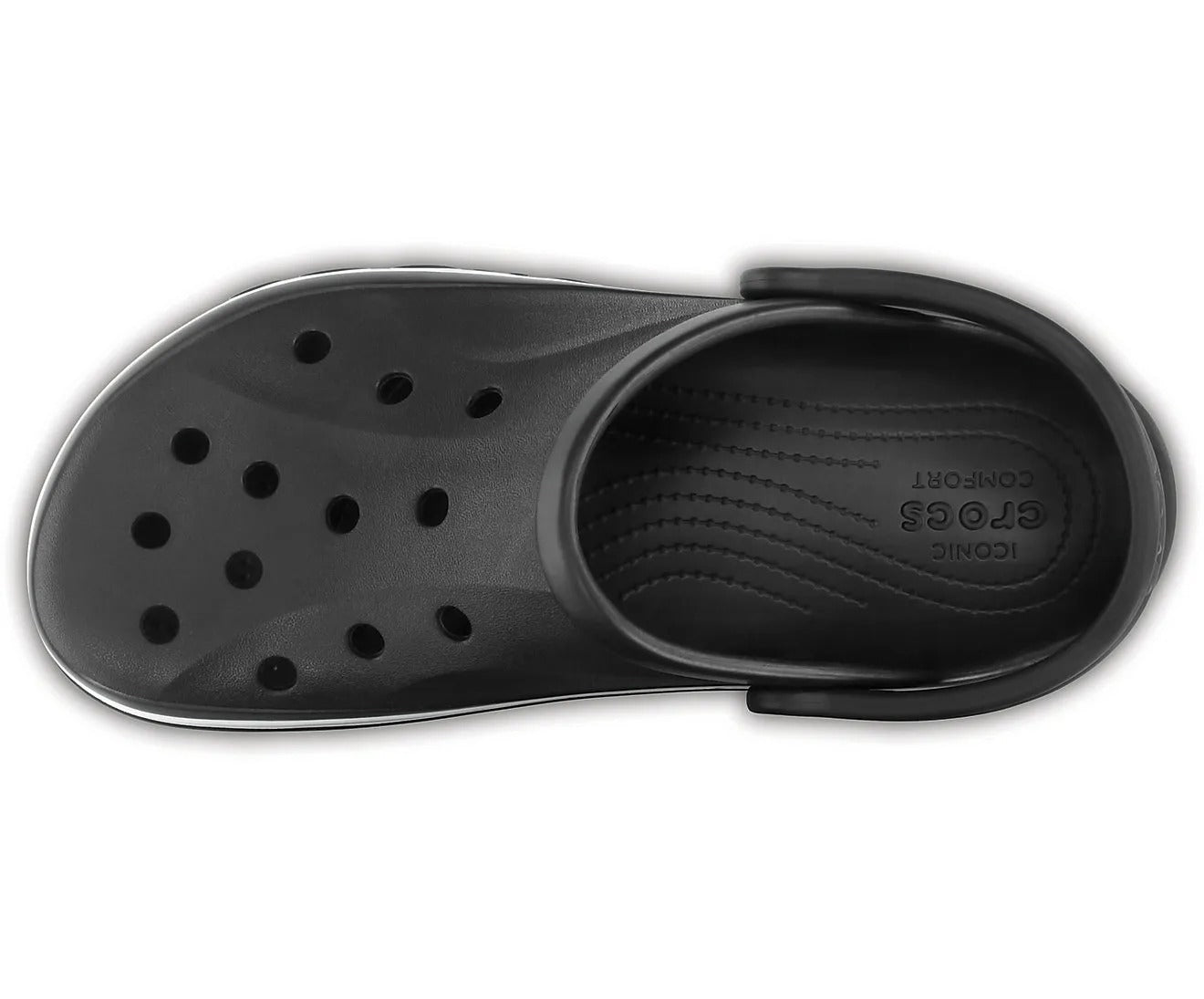 Baybands Casual Clogs (Black - White)