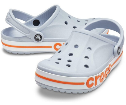 Baybands Casual Clogs (Sky Blue - Orange)