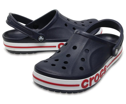 Baybands Casual Clogs (Navy Blue - Red)