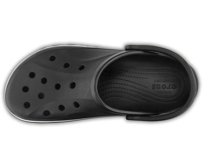 Baybands Casual Clogs (Black - White)
