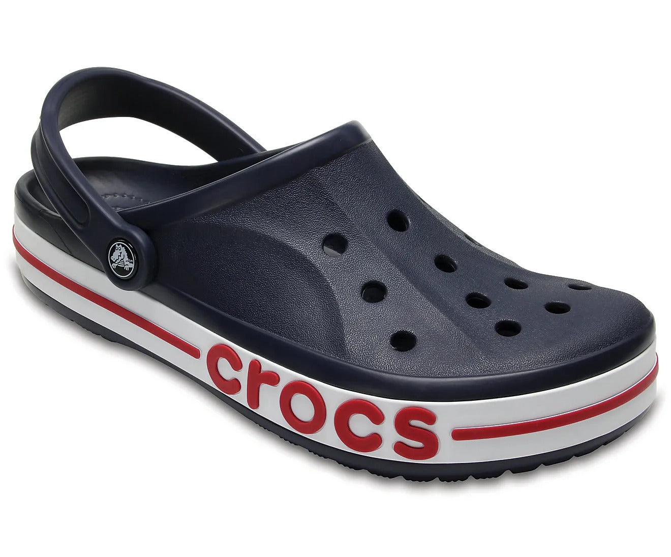 Baybands Casual Clogs (Navy Blue - Red)