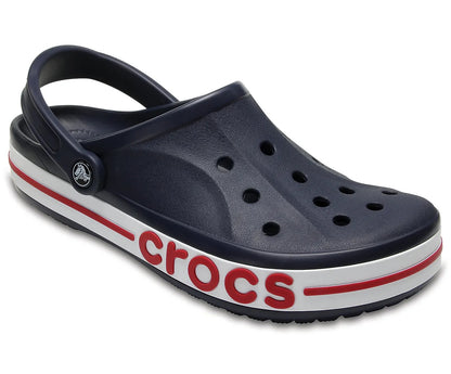 Baybands Casual Clogs (Navy Blue - Red)